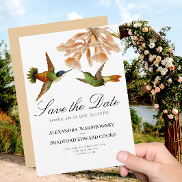 Elegant bröllop Hummingbird Rosa Lily