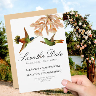 Elegant bröllop Hummingbird  Rosa Lily