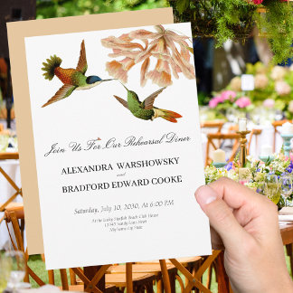 Elegant bröllop Hummingbird  Rosa Lily