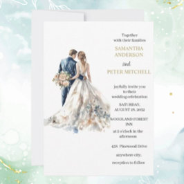 Elegant Bröllop Inbjudningar