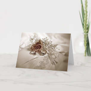 Elegant bröllop-kort kort
