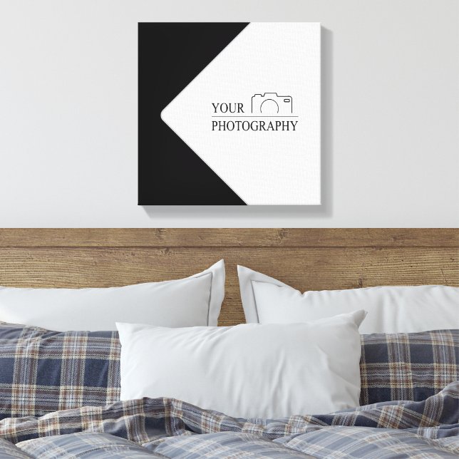 Elegant bröllop Lägg till Personlig-foto Canvastryck (Insitu (sovrum))