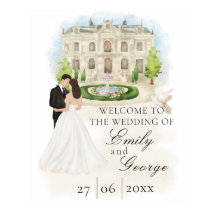 Elegant bröllop med Bride och Groom Venue