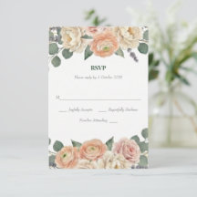 Elegant bröllop med persika blommor och guldgaller