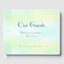Elegant bröllop Newlyweds Gult Blue Watercolor