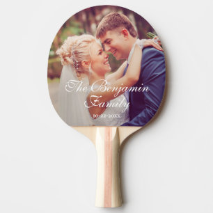 elegant bröllop par Bord Tennis Anpassningsbar Pingisracket