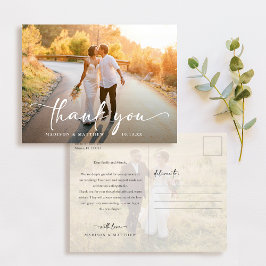 Elegant bröllop Photo Tack Vykort