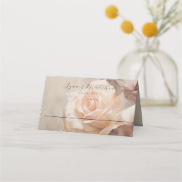 Elegant bröllop Place Card Summer Ro Placeringskort