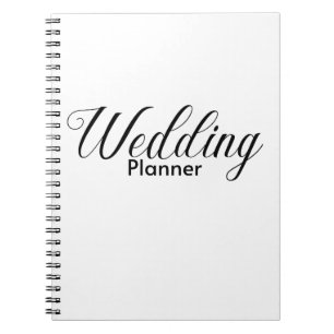 Elegant bröllop Planner Anteckningsbok