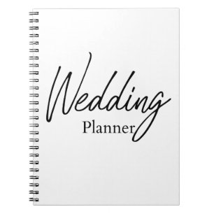 Elegant bröllop Planner Anteckningsbok