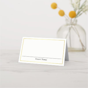 Elegant bröllop-platskort placeringskort