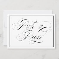 Elegant bröllop Plocka A Prop Sign