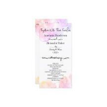 Elegant bröllop-programmet.