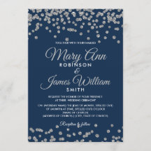 Elegant bröllop Silver Faux Glitter confetti-flott