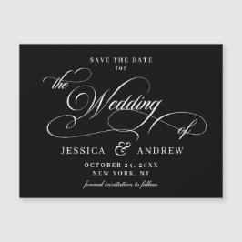 Elegant bröllop sparar det enkla datumkortet för m