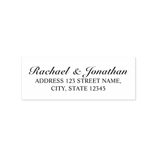 Elegant bröllop stämpel (Tryck)