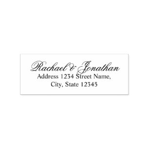 Elegant bröllop stämpel