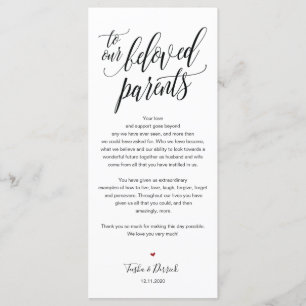 Elegant bröllop Tack Ställe-inställningskort Program