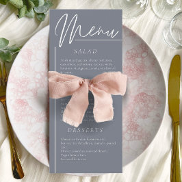 Elegant bröllop vattencolorFlower gloomyGrey-midda Meny
