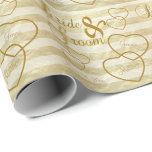 Elegant brölloprandar och guld- design presentpapper<br><div class="desc">Gåvasjal. Elegant brölloprandar och guld- design. Anpassade 100%. Redo som in fyller, Gjort med kickupplösningsvektorn och/eller digitala diagram för ett yrkesmässigt tryck. NOTERA: (DETTA ÄR ETT TRYCK. Alla zazzleproduktdesigner är "tryck", om inte annars påstått under "härom produkt" område, ) som den ska designen är den utskrivavna EXAKT något liknande, du...</div>