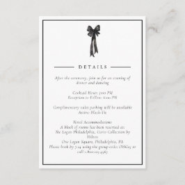 Elegant bröllopsbandsslöja tilläggskort