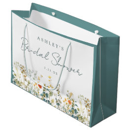 Elegant bröllopsdusch med vilda blommor