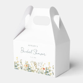 Elegant Bröllopsdusch med Vilda Blommor Presentaskar