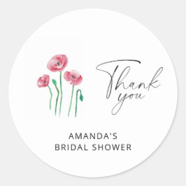 Elegant bröllopsfest med blomsterdekoration runt klistermärke