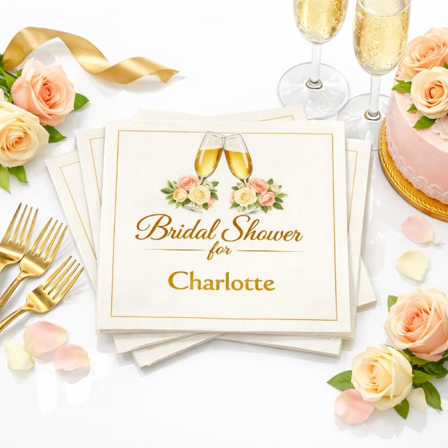 Elegant bröllopsfest med champagne-skål  pappersservett (Skapare uppladdad)