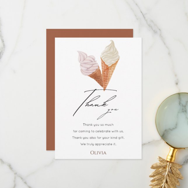 Elegant Bröllopsfest med tema She's Been Scooped U Tack Kort (Fram/Back In Situ)