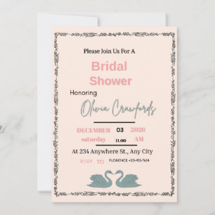 Elegant bröllopsfestinbjudan – Anpassad modern des Inbjudningar