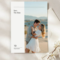 Elegant Bröllopsfotografi Save The Date för Destin