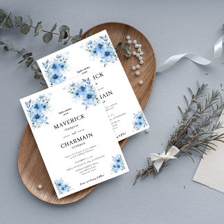 Elegant Bröllopsinbjudan Inbjudningar