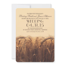 elegant bröllopsinbjudningar för råvete