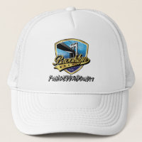 Elegant Brooklyn Shield och Swoosh Design Trucker
