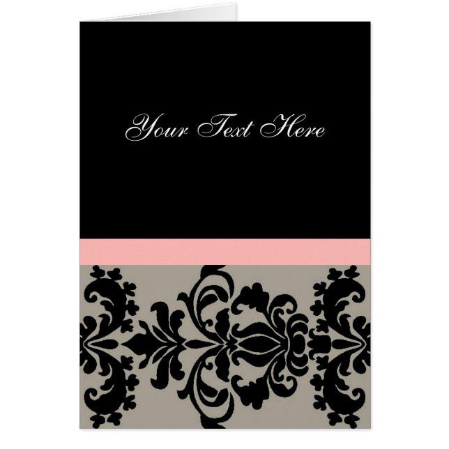 Elegant broschyr hälsningskort (Framsidan)