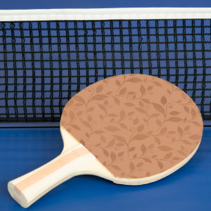 Elegant Brown Abstrakt Höst löv Mönster Pingisracket