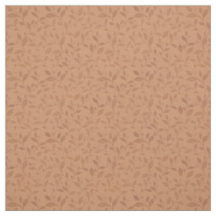 Elegant Brown Abstrakt Höst löv Mönster Tyg