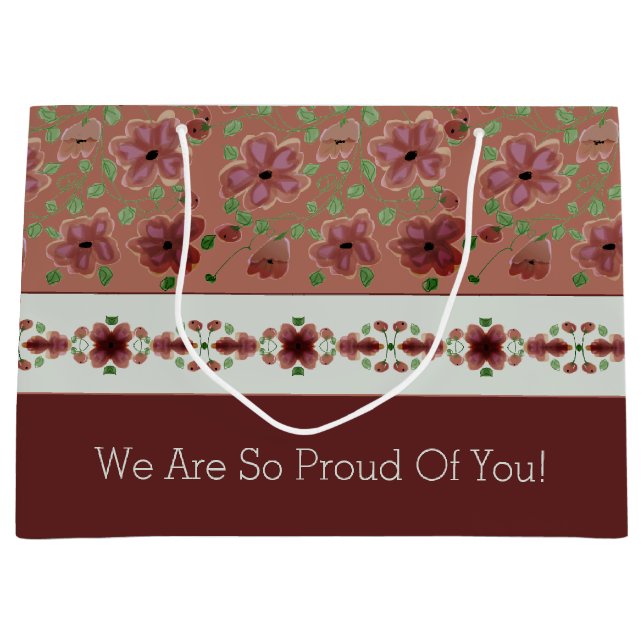 Elegant Brown-Blommigt (Framsidan)