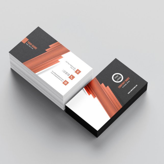 Elegant Brown Bussines Card Visitkort (Skapare uppladdad)