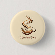 Elegant Brown Coffee espresso Business logotyp sho