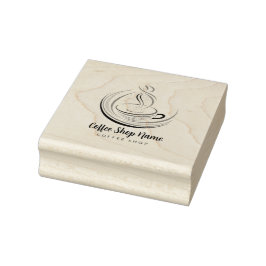 Elegant Brown Coffee espresso Business logotyp sho Stämpel