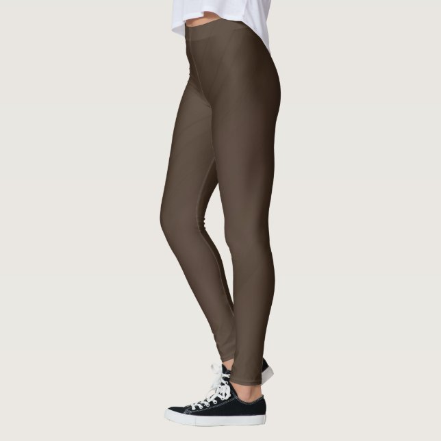 Elegant Brown Leggings (Vänster)