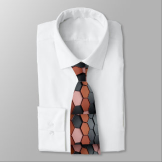 Elegant Brown och Grått Tie Slips