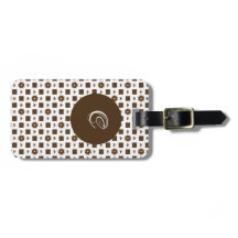 Elegant Brown och White Checkated Mönster