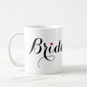 Elegant Brud Bröllopsfest Bröllop Fest Kaffemugg