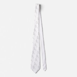 Elegant brud- och brudgumSilhouettemall Slips