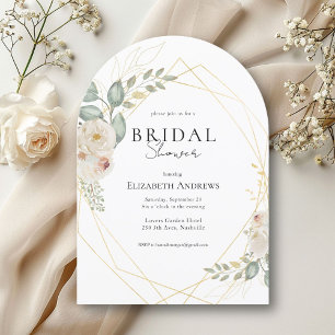 Elegant Brudens sida Boho-inbjudan Inbjudningar