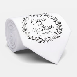 Elegant brudgumme slips