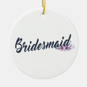 Elegant brudtärna vigsel kalligrafi ornament